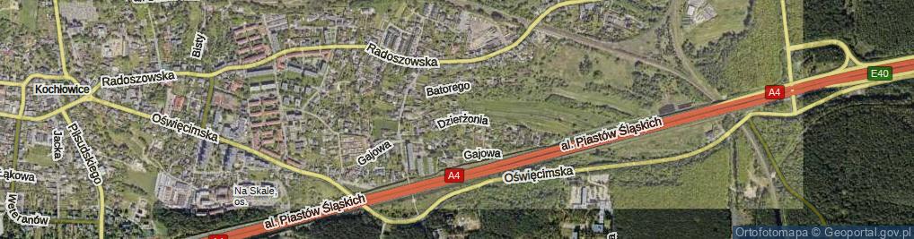 Zdjęcie satelitarne Dzierżonia Jana ul.